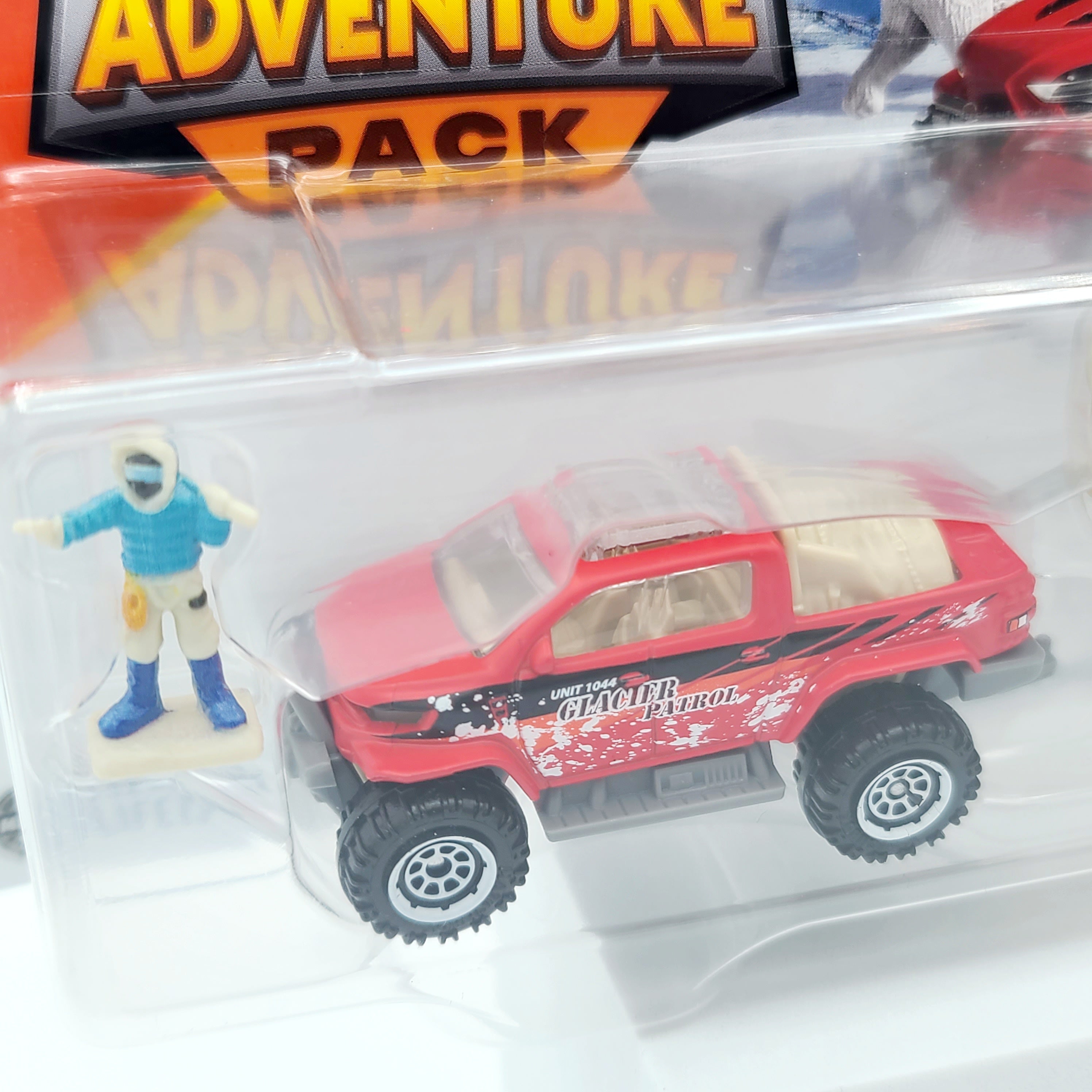 Matchbox Snow Thrasher / Snowmobile Trailer, MBX Artic Expedition (2025 Adventure Pack Mix 1)